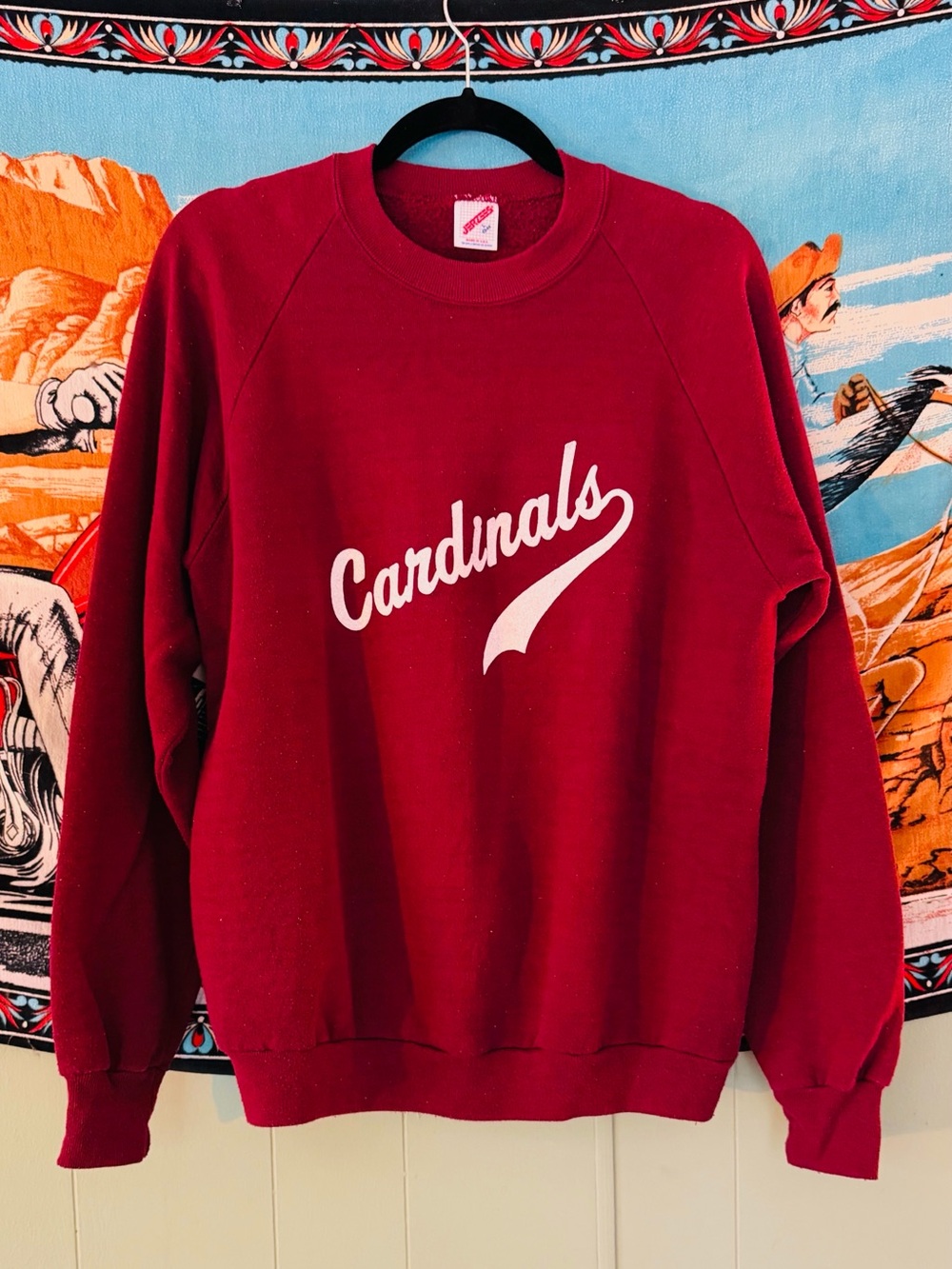 ⚾ Vintage (1970s) “Cardinals” Raglan Crewneck Sweatshirt ⚾